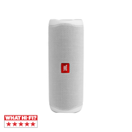 JBL Flip 5 - White - Portable Waterproof Speaker - Hero